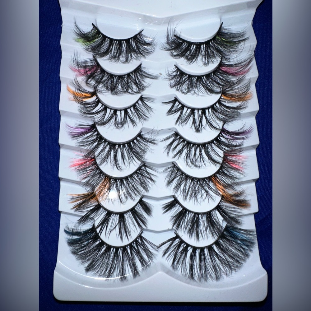 colorful lashes😊